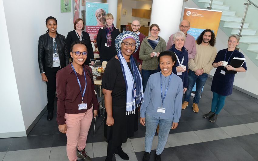 Dr Michèle Mbo’o-Tchouawou and some of the members of CTLGH and Rolsin's Career Development Committee